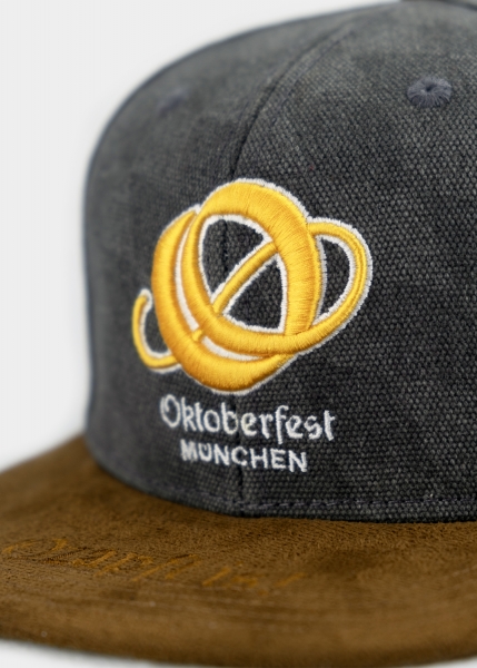 Cap "Oktoberfest München" - dunkelgrau (Snapback)